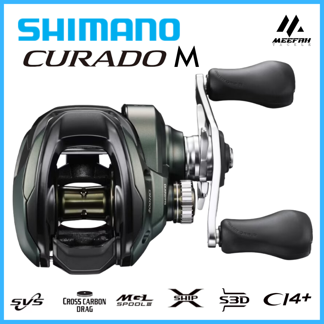 SHIMANO Baitcast Reel CURADO 300/301/300HG/301HG 201XG Fishing