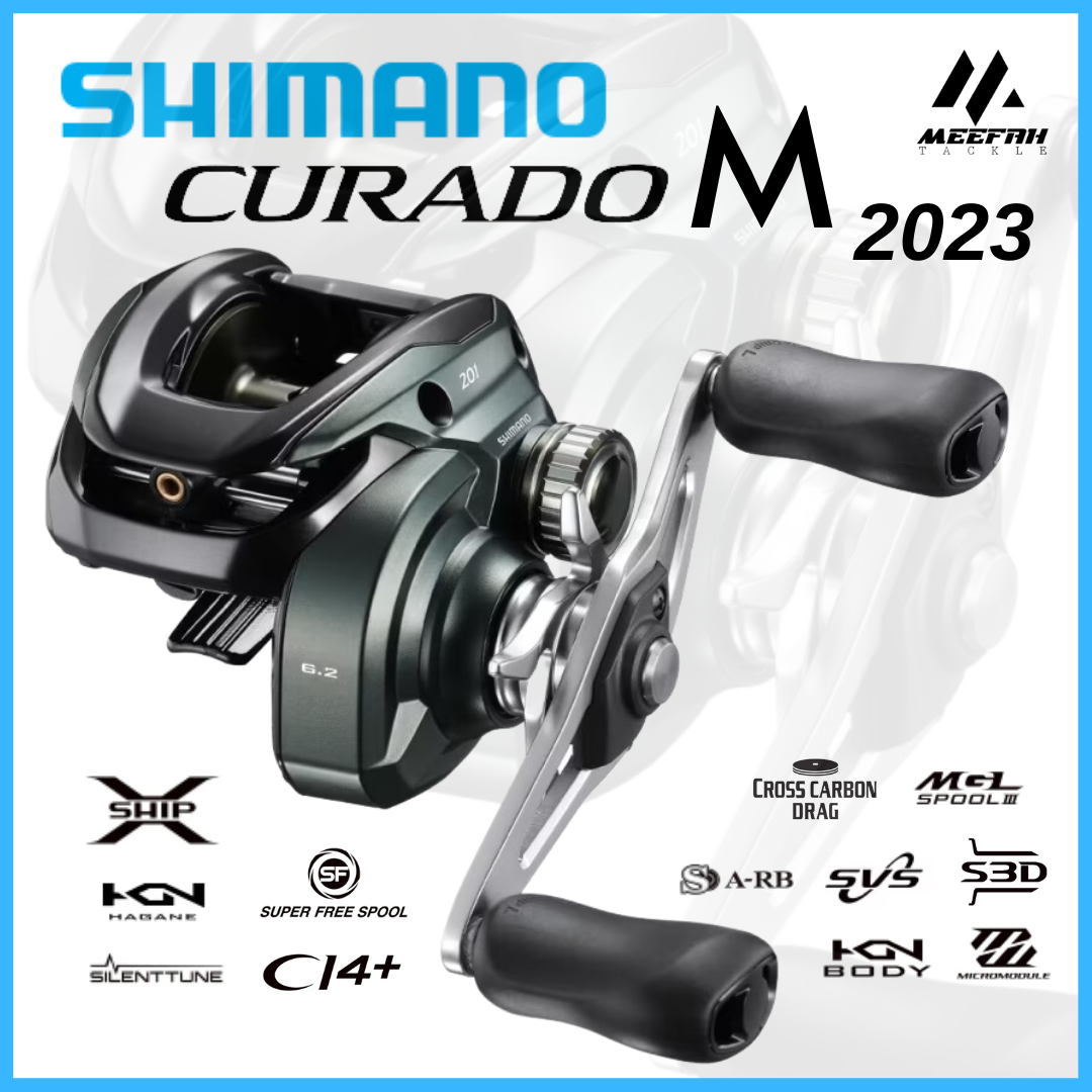 Shimano 2023 Curado M & 2017 Curado K 201 Series 🔥FREE GIFT🔥 -  Baitcasting Fishing Reel Mesin Pancing – Meefah Tackle