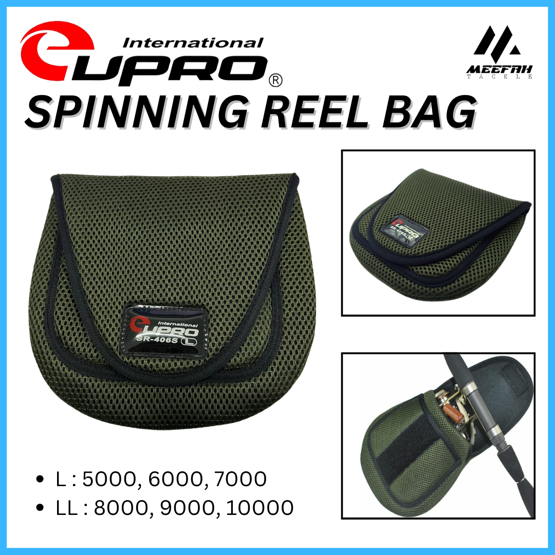 EUPRO Spinning Reel Bag SR01SS ( L & LL ) - Fishing Reel Bag Cover