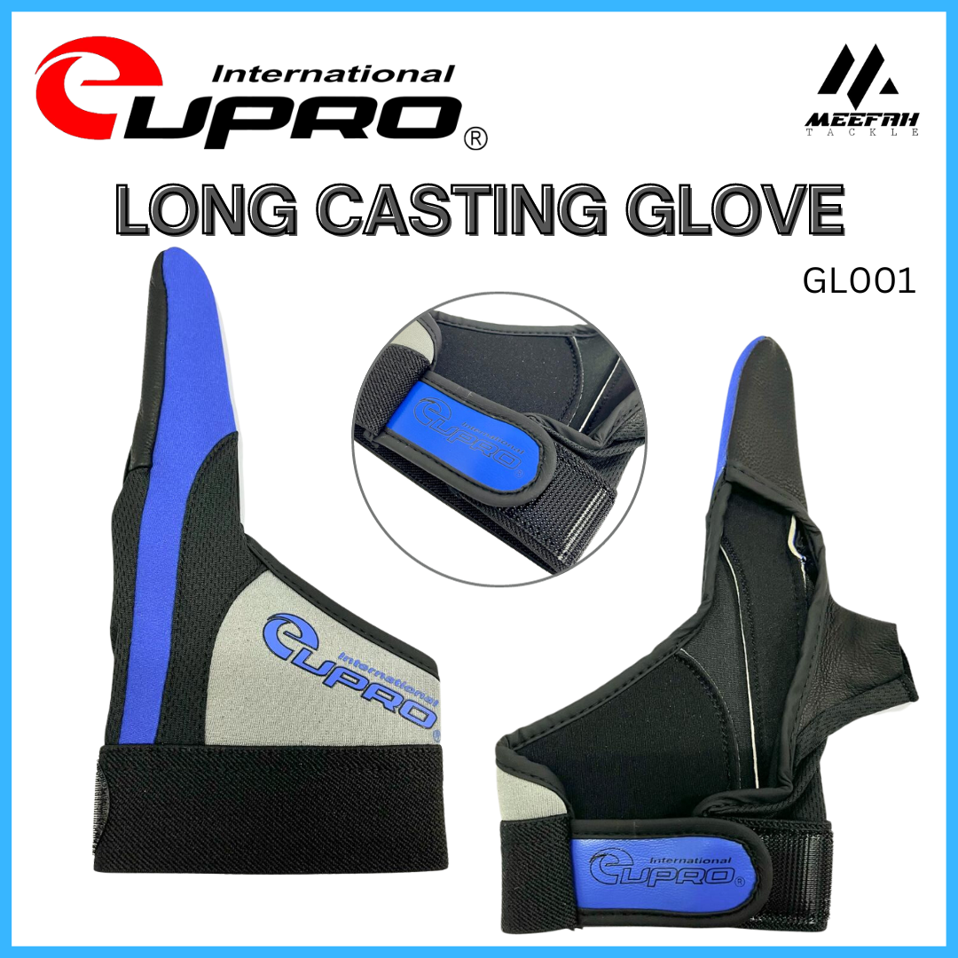 EUPRO LONG CASTING GLOVE GL001 Fishing Apparel Glove Sarung Tangan Pancing