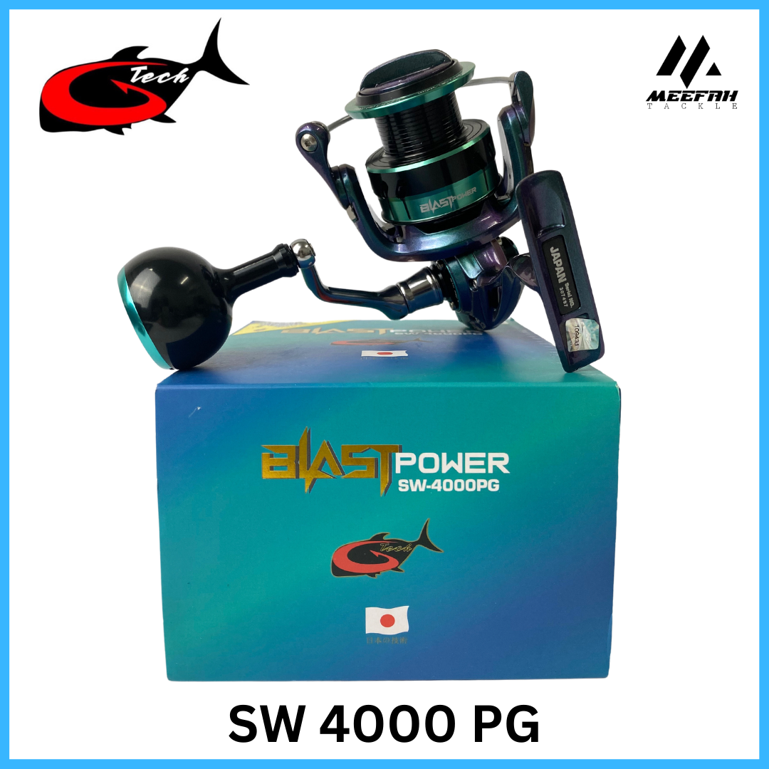 G-Tech Gtech Blast Power 4000 PG 5000 PG🔥FREE GIFT🔥- Spinning Light  Jigging Fishing Reel