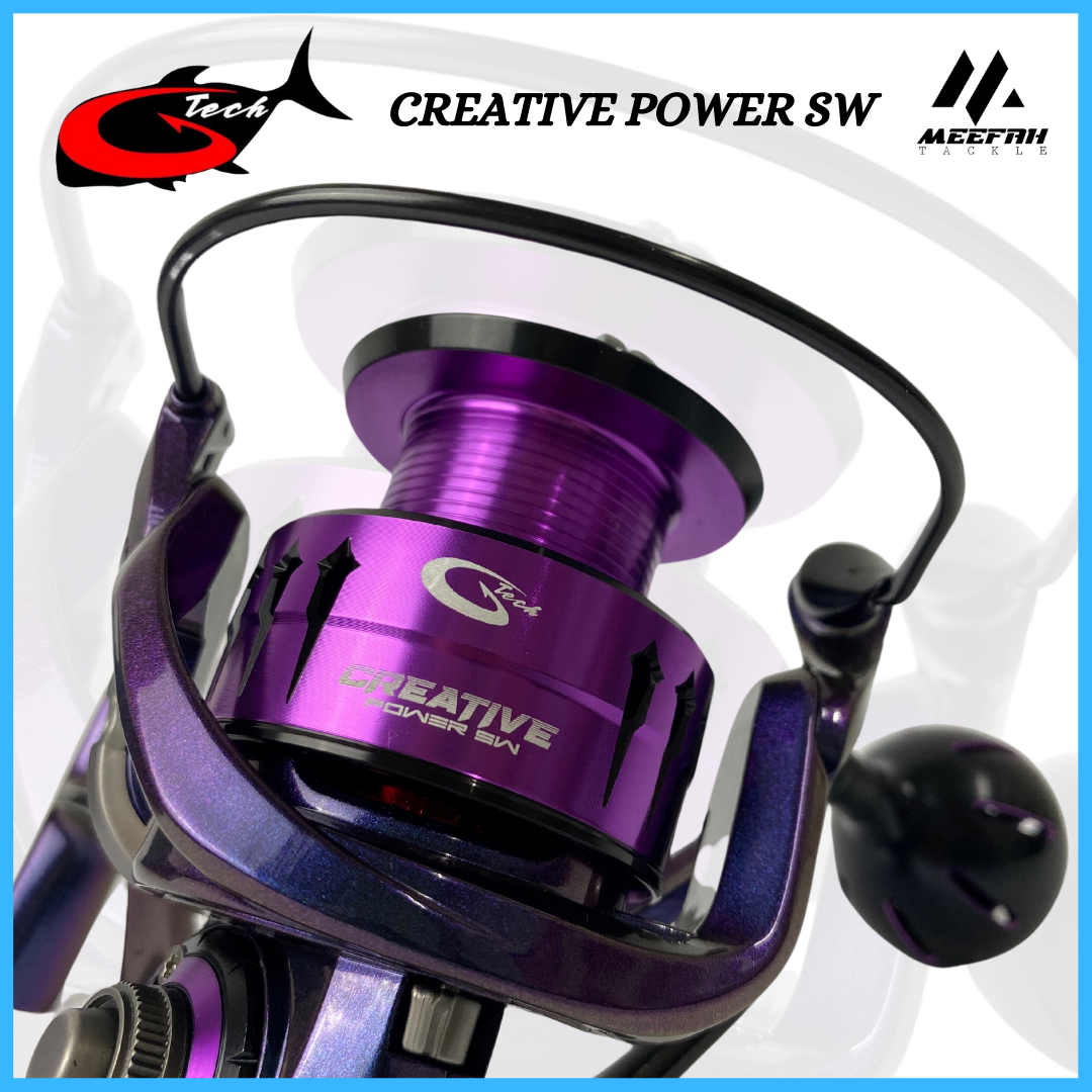 GTECH TITANIUMIZE SW4000/5000PG SPINNING FISHING REEL