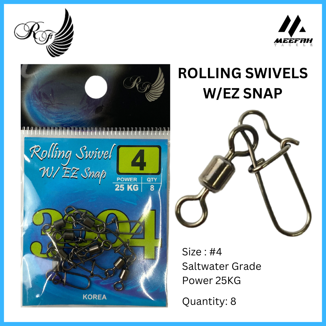 200* 8# 12#Fishing Snap Swivel fishing accessories Fishing Rolling