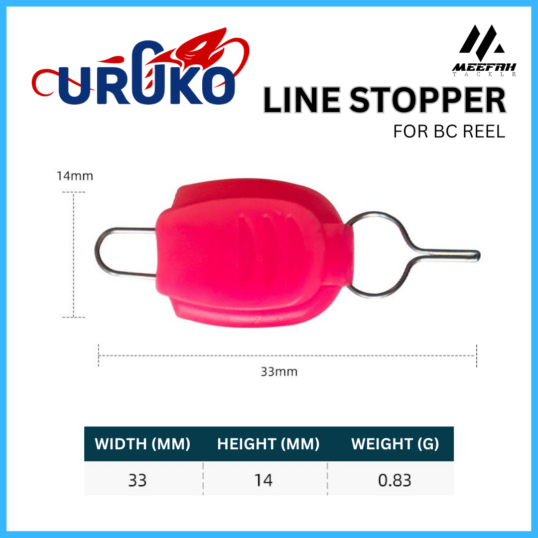 UROKO LINE STOPPER FOR BC REEL 2 PCS - Fishing Accessories Pancing