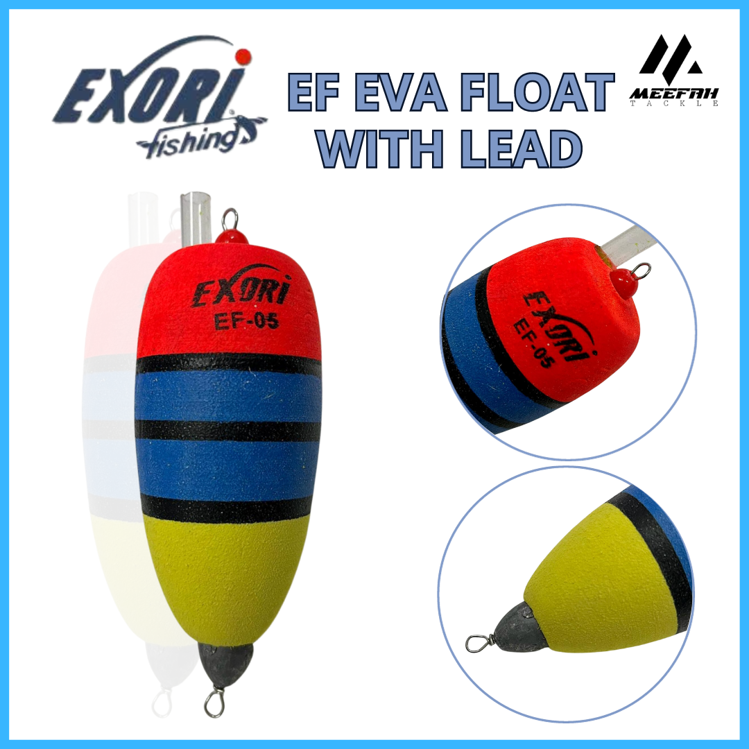 EXORI EF Eva Float With Lead - Fishing Float Accessories Pancing – Meefah  Tackle