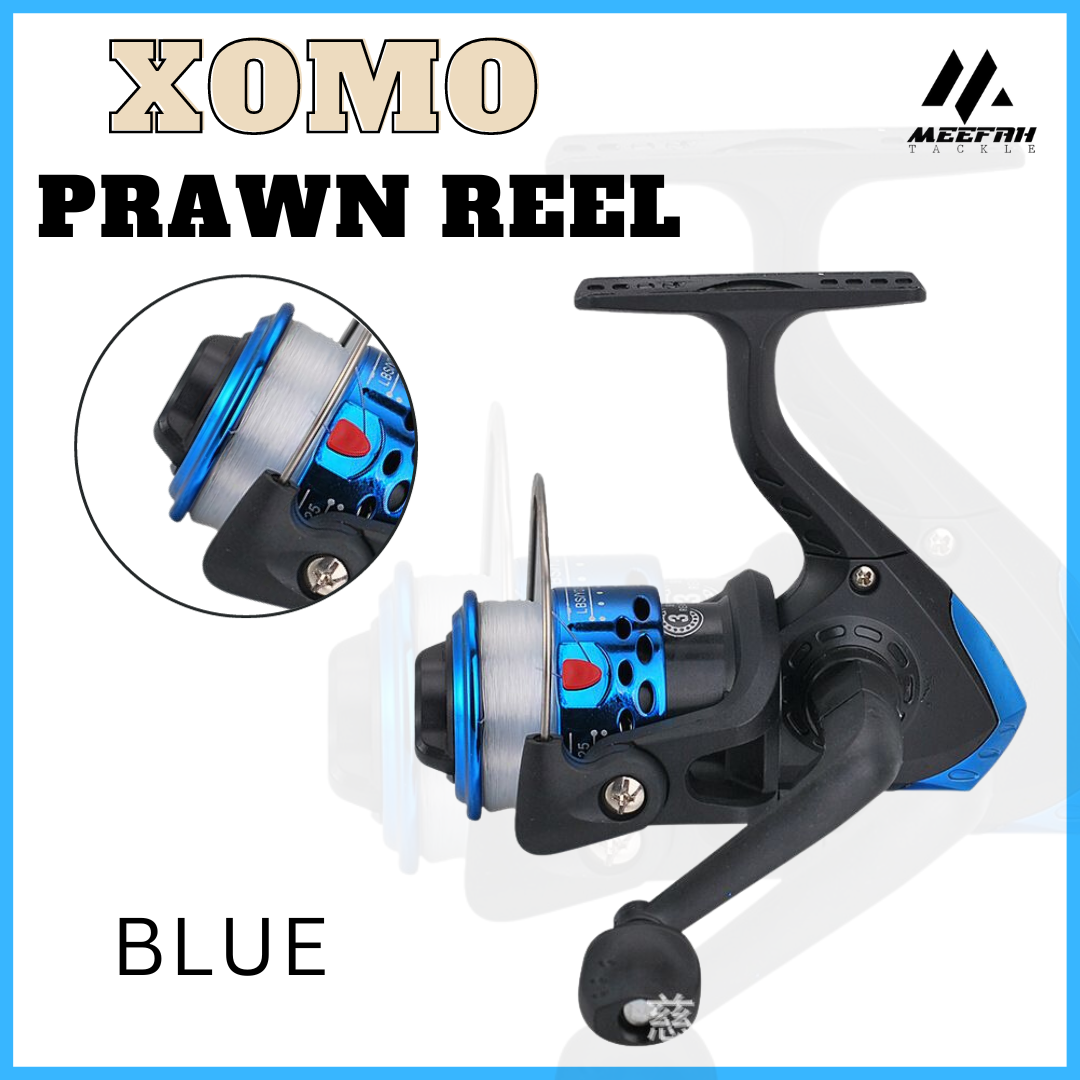 XOMO PRAWN REEL XM 200-3 - Spinning Finesse Fishing Reel UL Ultralight  Mesin Pancing Udang