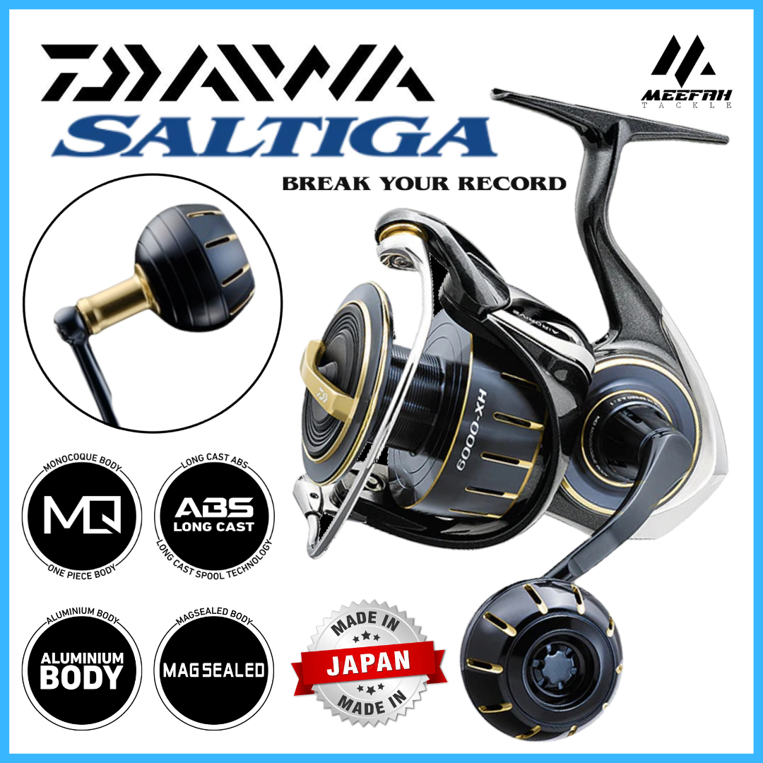 NEW 2023 DAIWA Saltiga 🔥FREE Daiwa Cap + 1 Year Warranty 🔥 - Spinning  Jigging Fishing Reel Mesin Pancing – Meefah Tackle