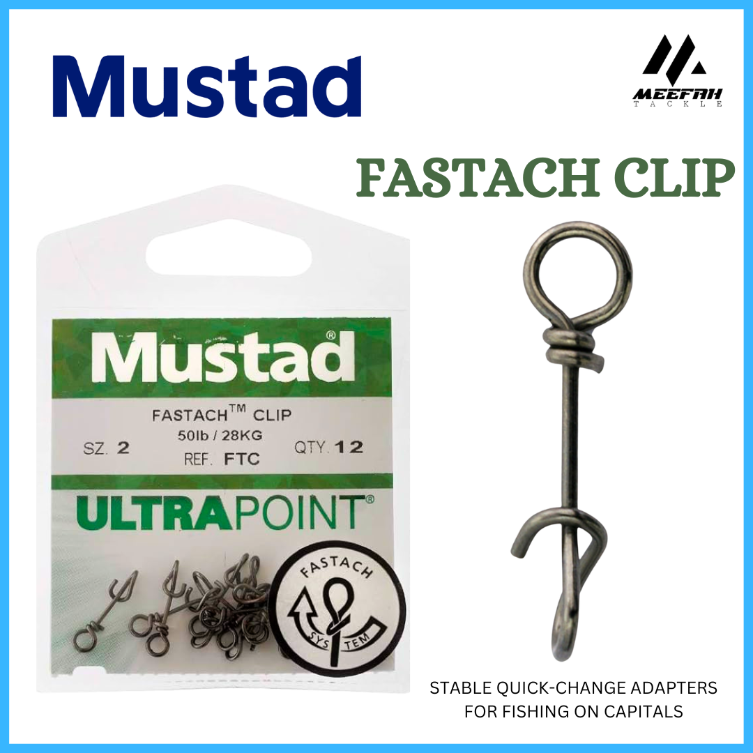 MUSTAD Fastach Clip FTC - Clip Fishing Hook Mata Kail – Meefah Tackle
