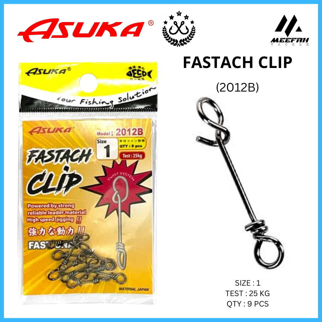 ASUKA FASTACH CLIP 2012B - Fishing Clip Accessories Pancing