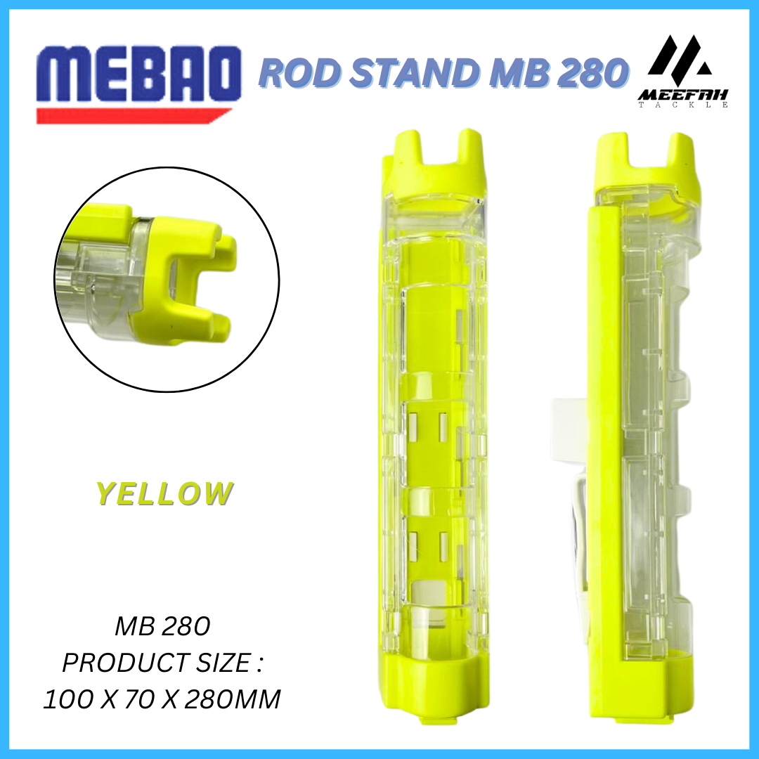 MEBAO TACKLE BOX & ROD STAND VARIOUS COLOR - Fishing Tackle Box Rod Stand  Pancing – Meefah Tackle