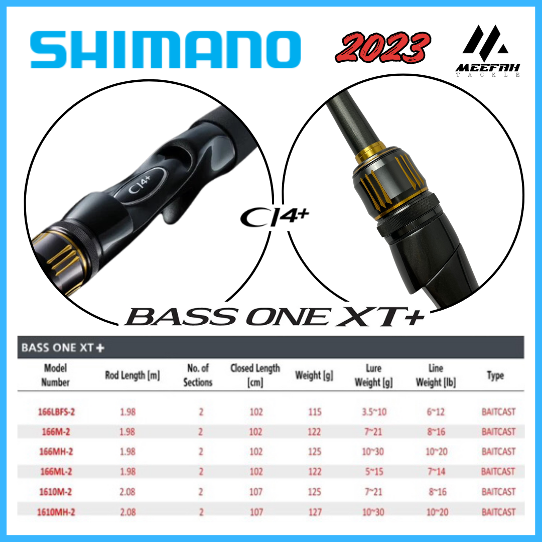 2023 2018 Shimano Bass One XT 🔥PVC Pipe + 1 Year Warranty