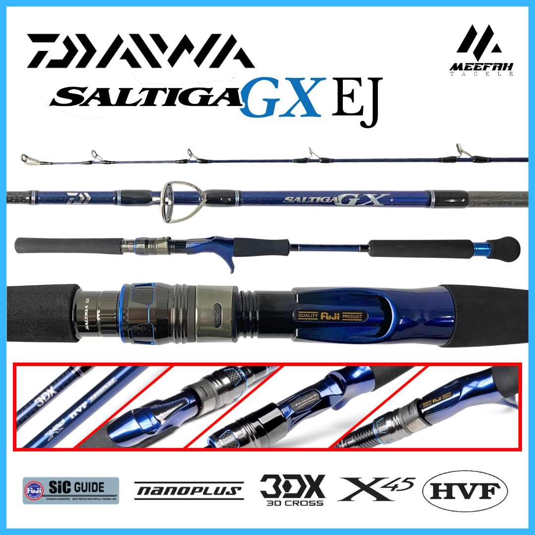 DAIWA 2023 SALTIGA GX JIGGING EJ 🔥 INCLUDE PVC + WARRANTY 🔥 - Fishing Rod  Joran Pancing