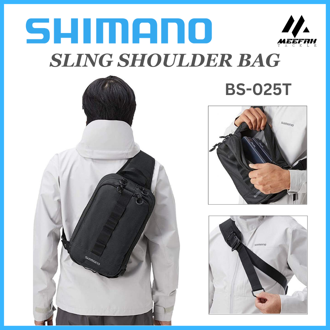 Shimano Sling Shoulder Bag BS025 T - Outdoor Accessories Bag – Meefah Tackle