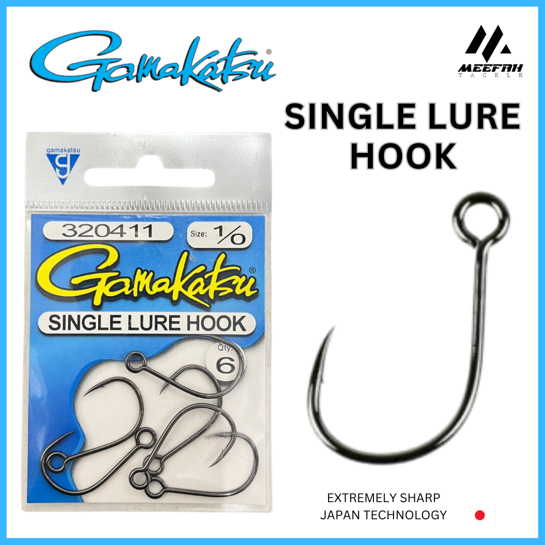 MUSTAD KAIJU INLINE SINGLE HOOK 10121NP-DT - Single Fishing Hook