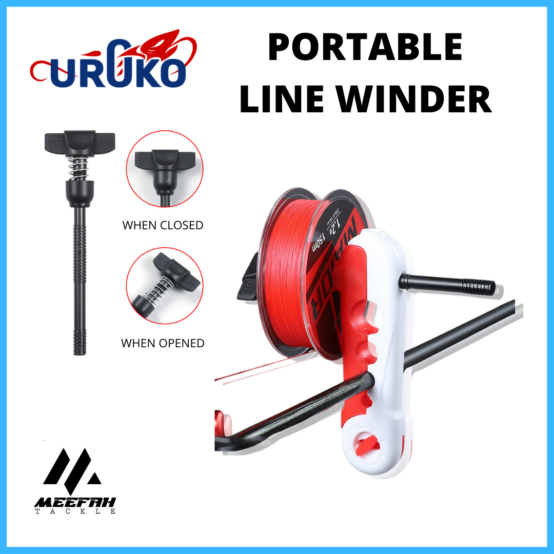 1 Pcs portable fishing line winder fishing tools reel line spooler