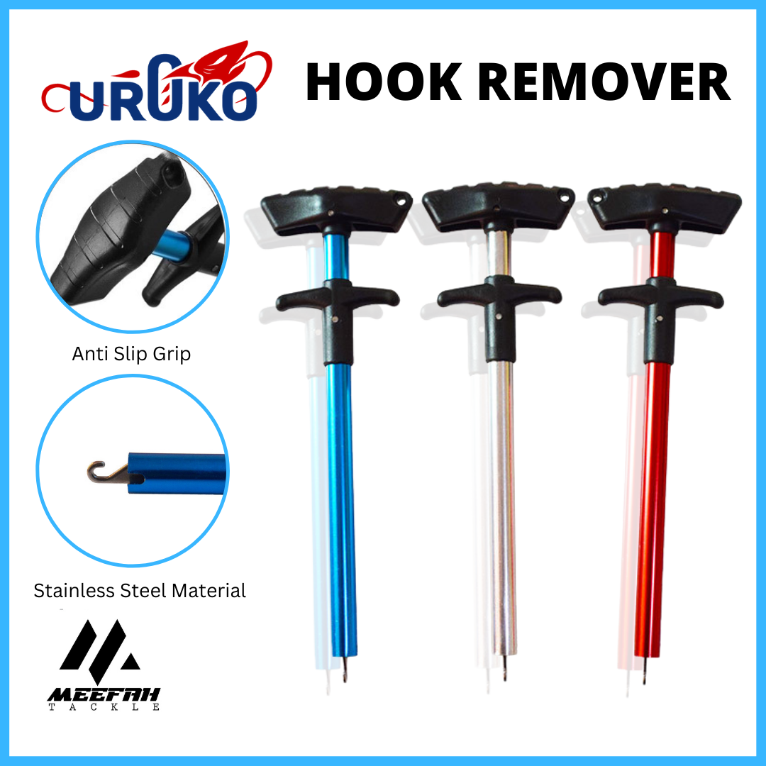 UROKO HOOK REMOVER HOOK EXTRACTOR PULLER HANDLE - CABUT MATA KAIL FISHING  ACCESSORIES