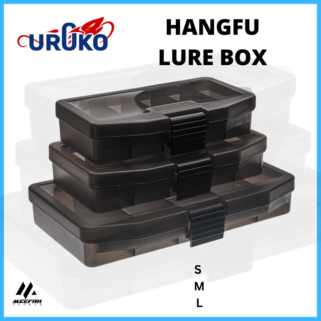 UROKO HANGFU TACKLE BOX LURE BOX S M L Fishing Tackle Box Accessories  Pancing