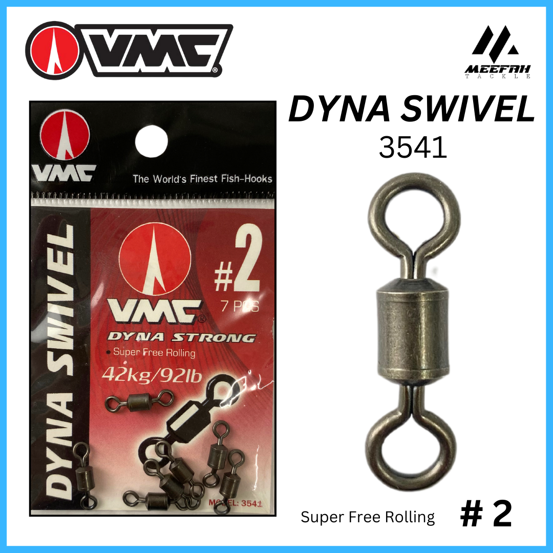 VMC DYNA SWIVEL SW 3541 - Fishing Snap & Swivel Kili Pancing – Meefah Tackle