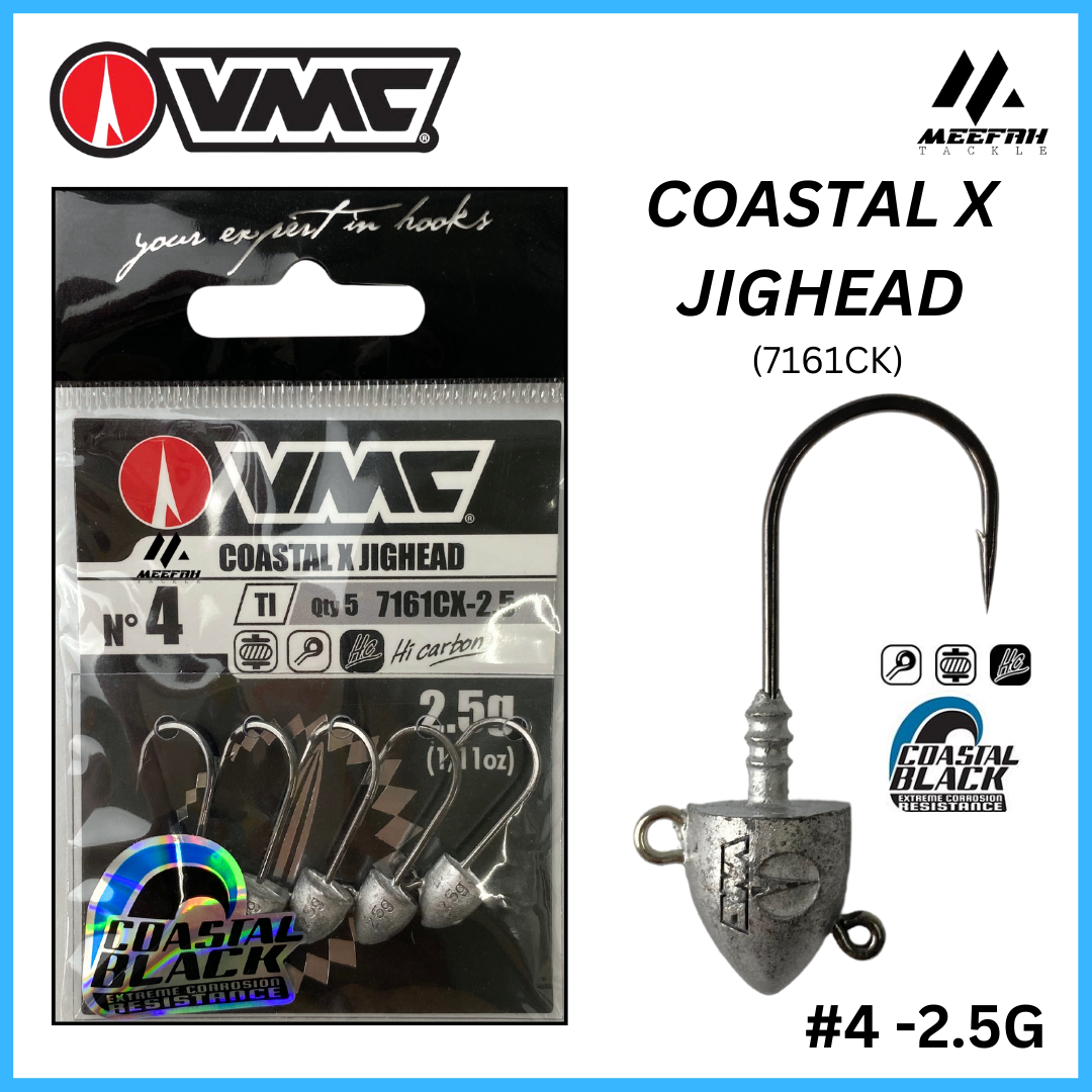 VMC Coastal X Jighead 3/0 & 4/0, 14g-20g, Cabral Outdoors