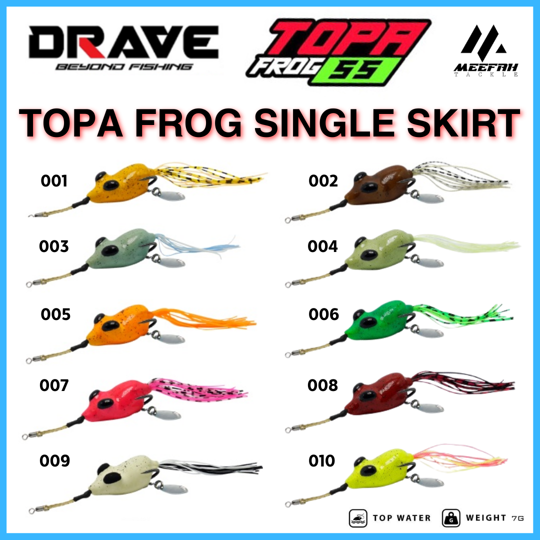 EXP BUGGY 30MM / 4G BG Soft Rubber Jump Frog Soft Lure Bait Jump Frog Katak  – Meefah Tackle