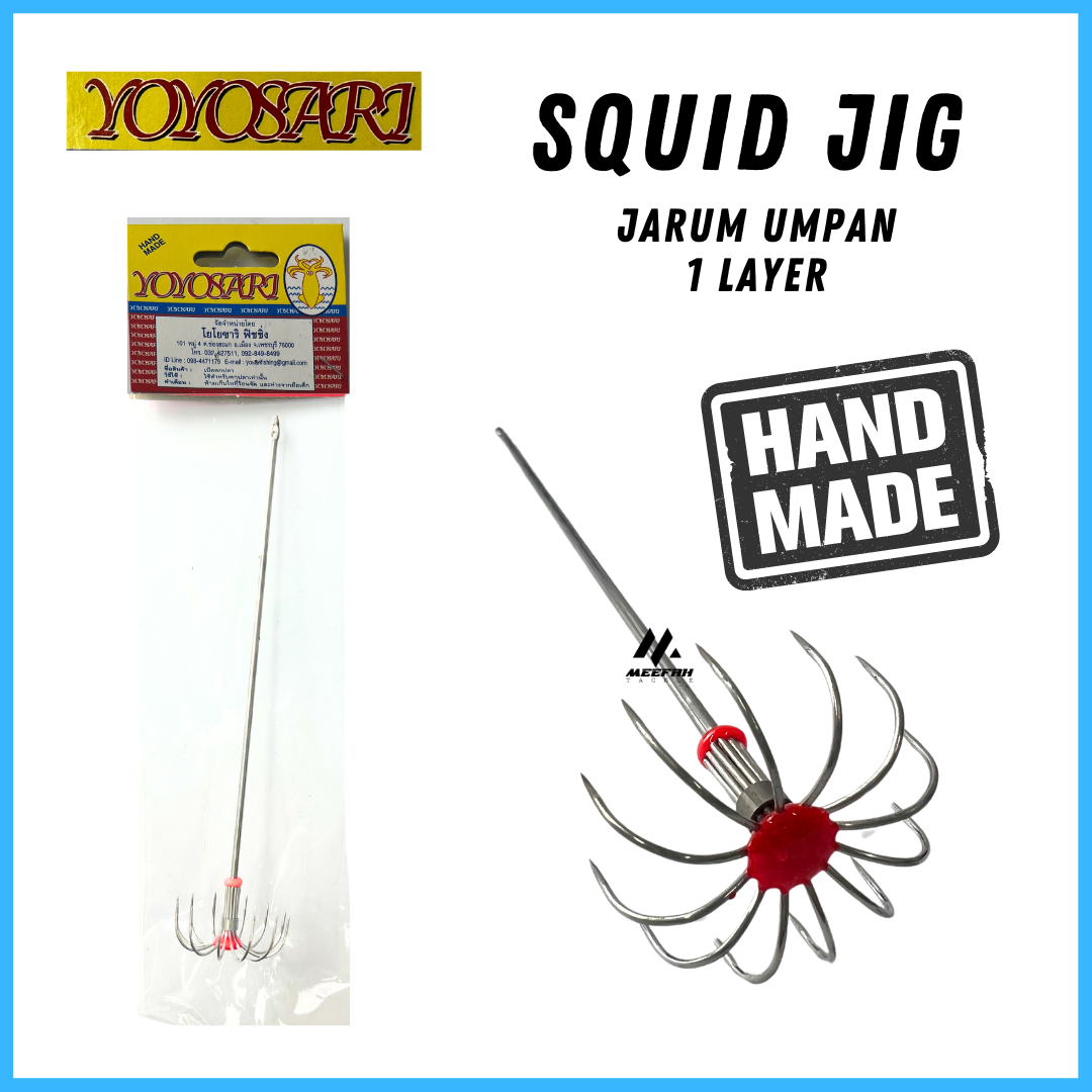 2024 New JK JANKER Squid Hook Adjuster Stainless Steel PIRATEZ STRIKE -  Fishing Squid Acessories – Meefah Tackle