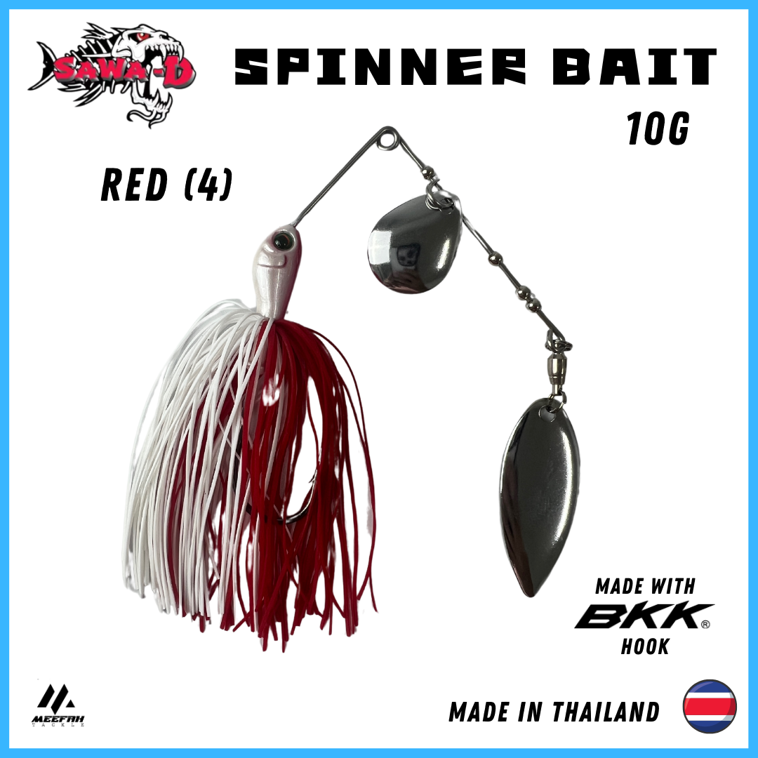 SAWA D - SPINNER BAIT 10G - Fishing Lure Spinner Bait Buzzbait Umpan  Pancing – Meefah Tackle