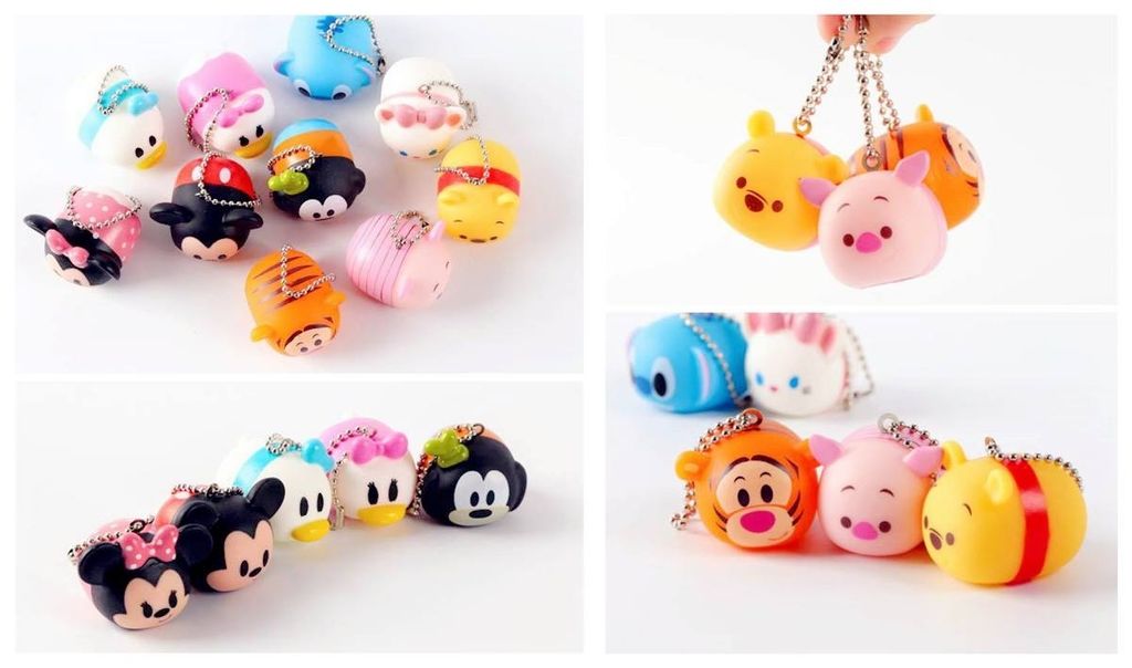 PC0078 ICONIC TSUM TSUM SQUEEZE TOY CHAIN (PER PCS) WAWA PARADISE