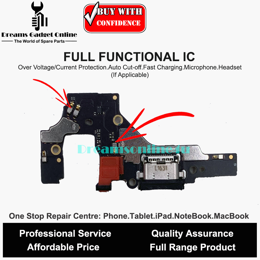 Replacement Full IC Charging Port Board with Microphone ...