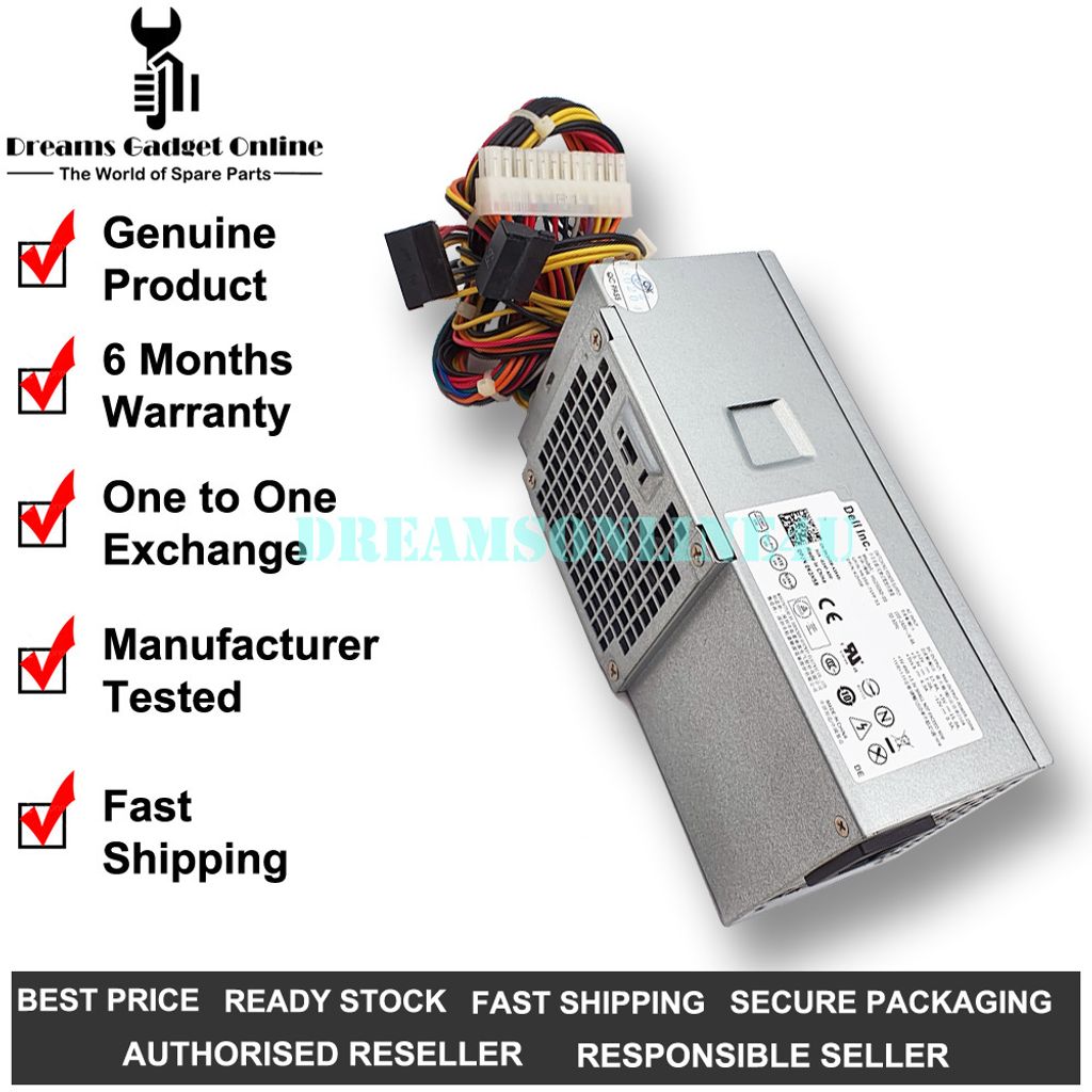 Replacement Power Supply Unit D250AD00 H250AD00 HU250AD00 250w DELL