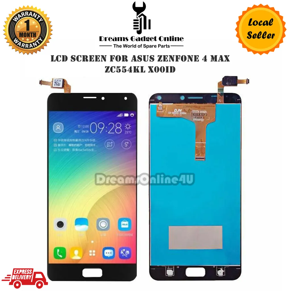 Replacement Lcd Display Screen Digitizer Fullset For Asus Zenfone 4 Max Pro Zc554kl X00id Dreamsonline4u