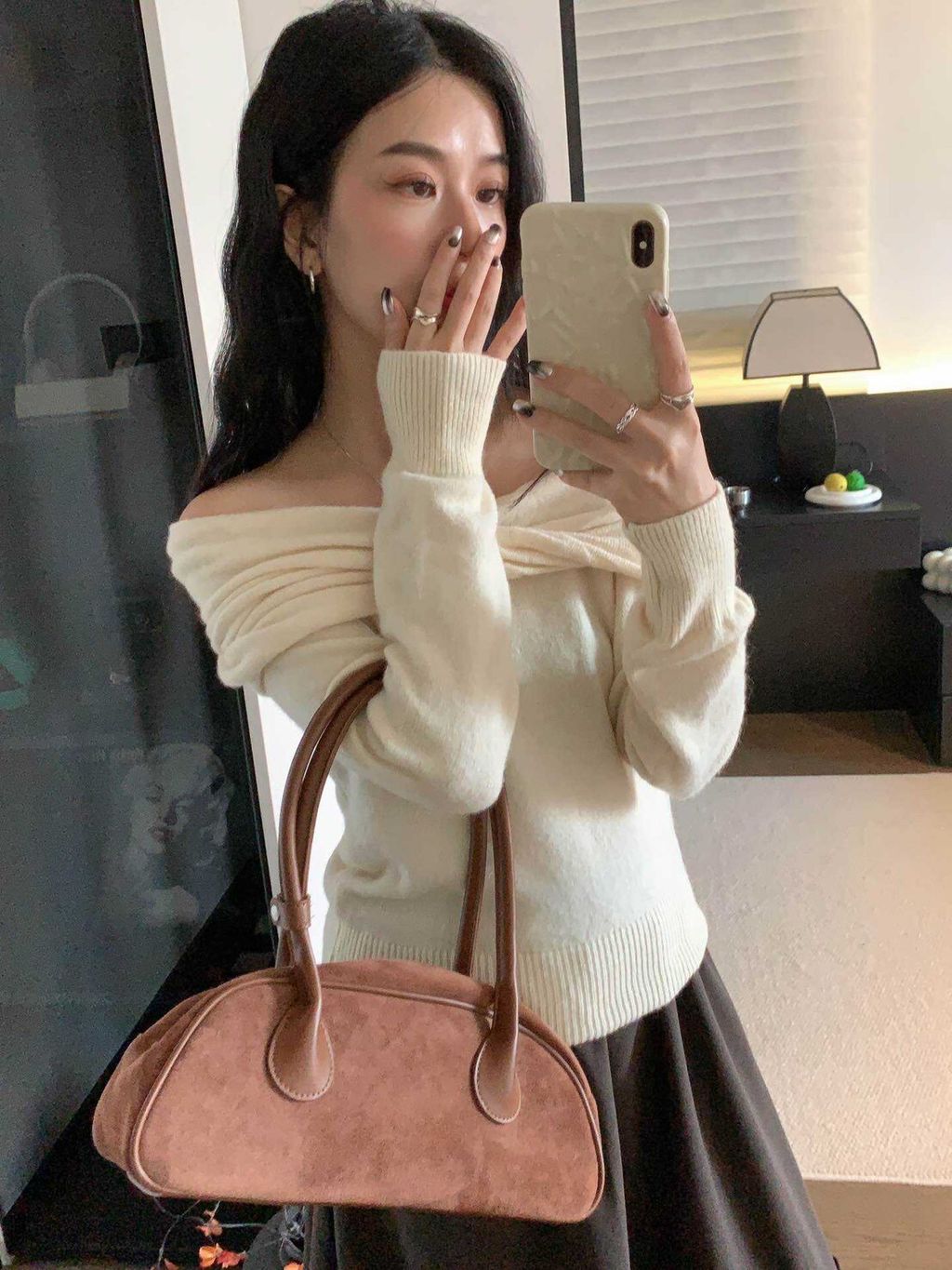 LINE_ALBUM__63214 一字領扭結針織衫 P290 長47胸43_251111_4