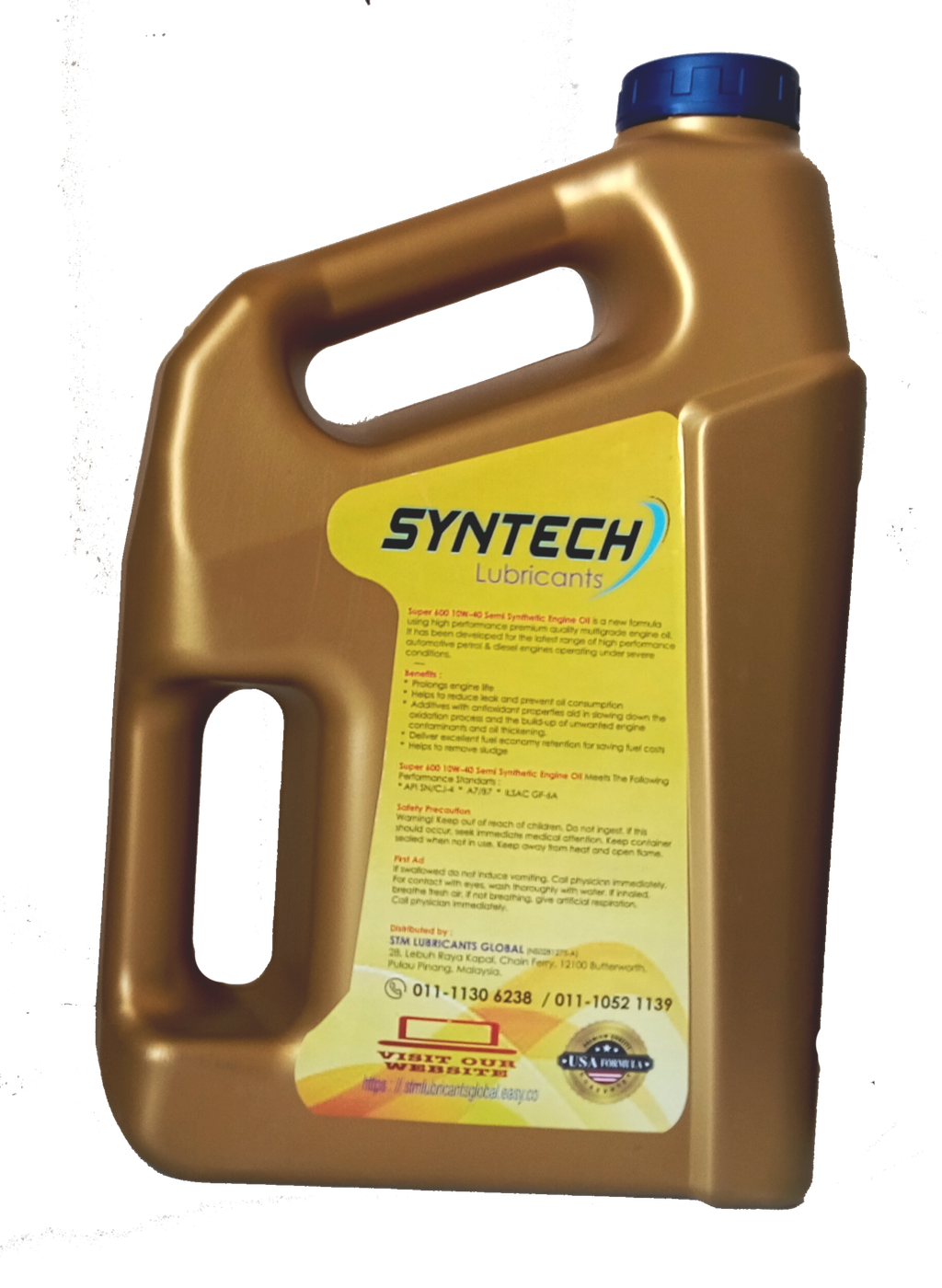 SUPER 600 ENGINE OIL BACK