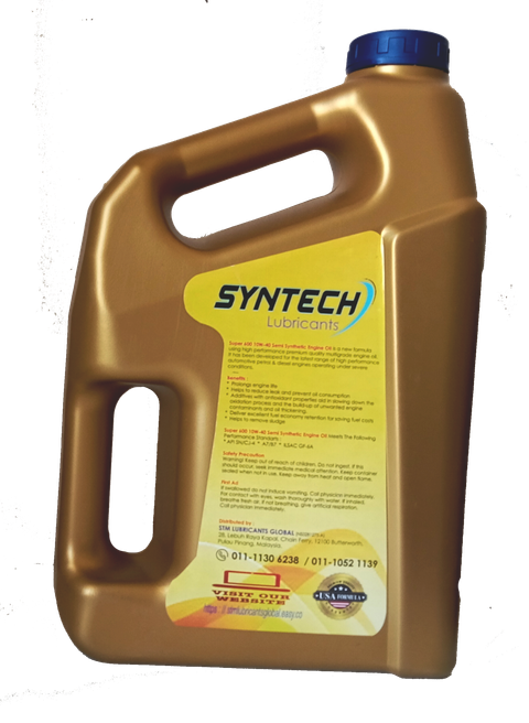 SUPER 600 ENGINE OIL BACK