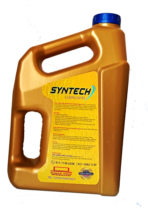 SUPER 300 ENGINE OIL BACK