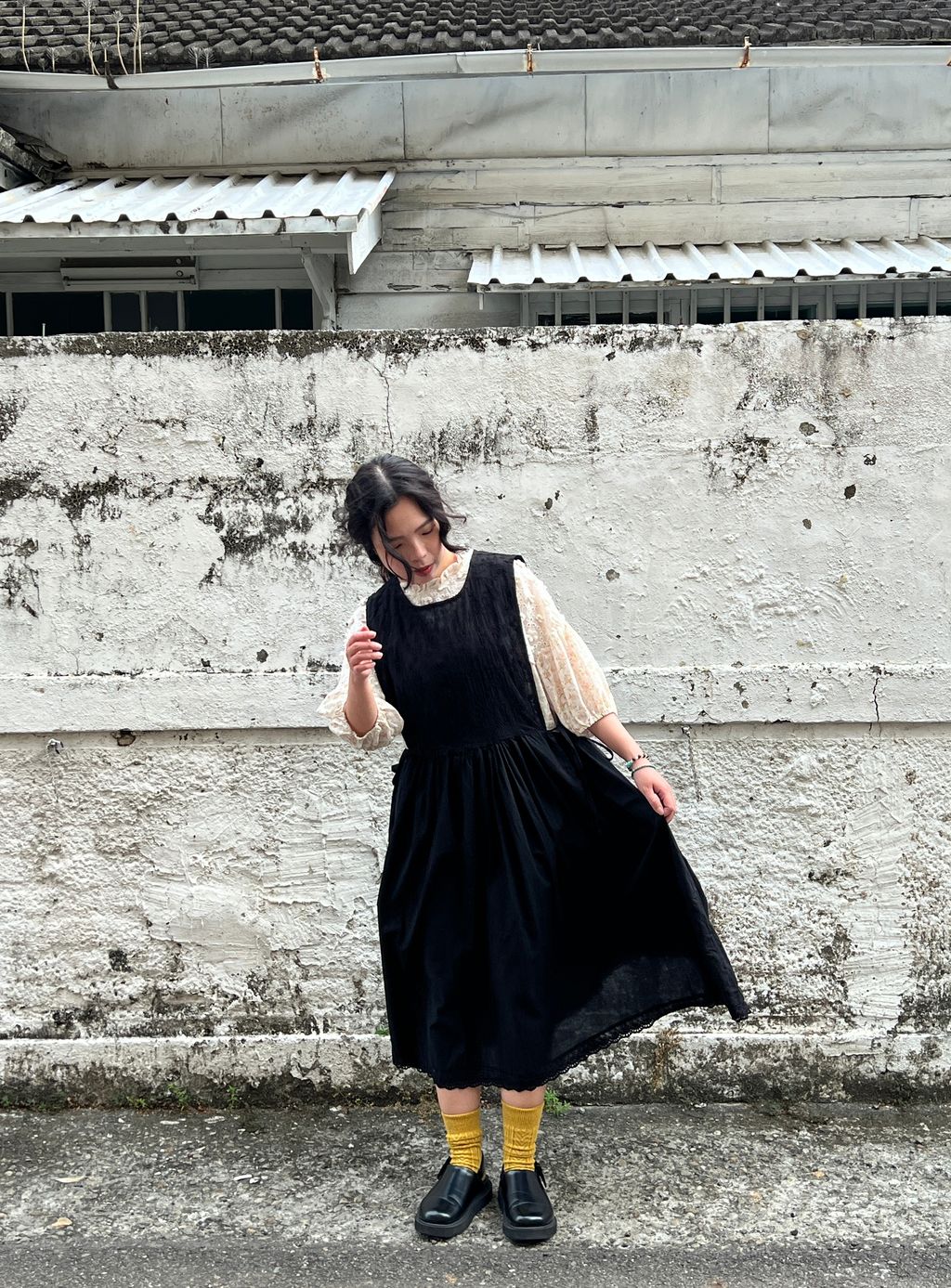 黑背心洋裝 (1)