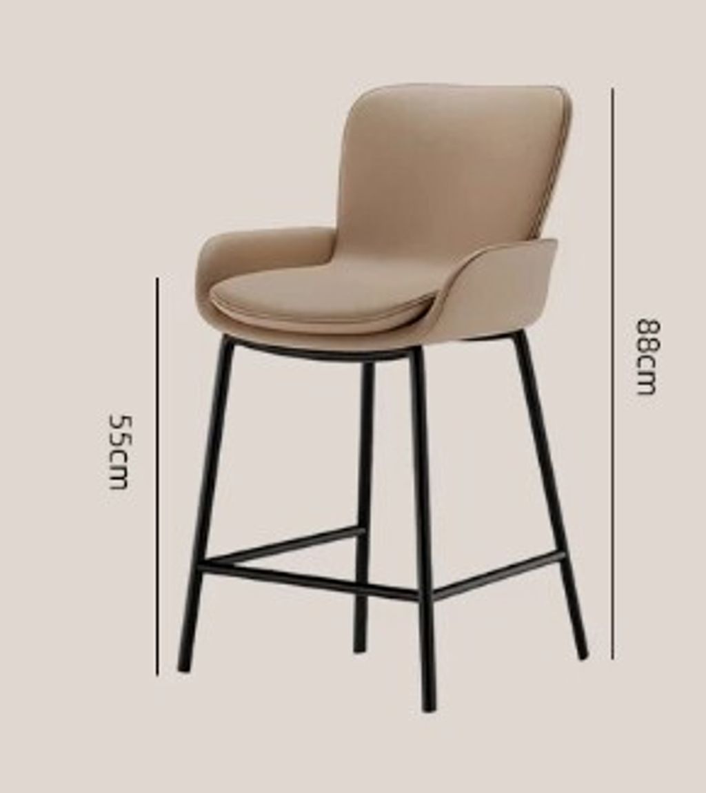 8265貓抓皮吧椅-3