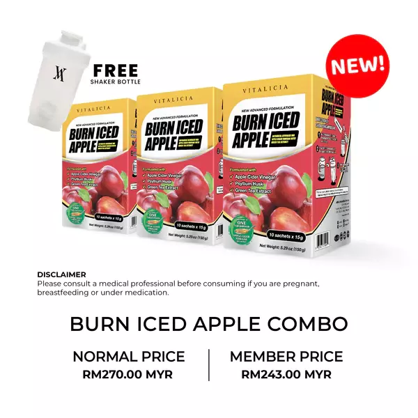 VITALICIA Burn Iced Apple Combo (BIA) avenys.my