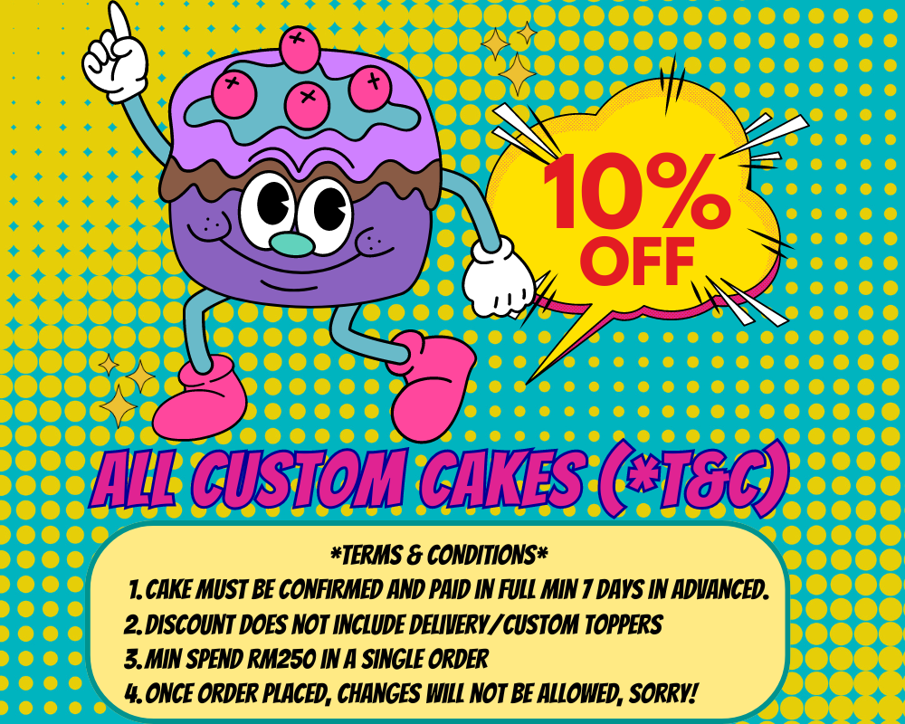 10% off CUSTOM CAKES | Eats & Treats Bakery