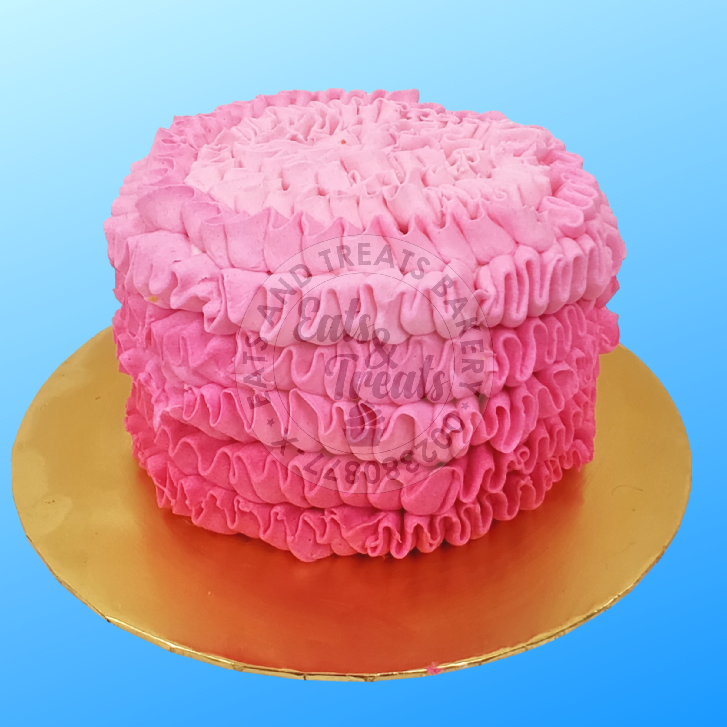 Pink Ruffles 5 inch