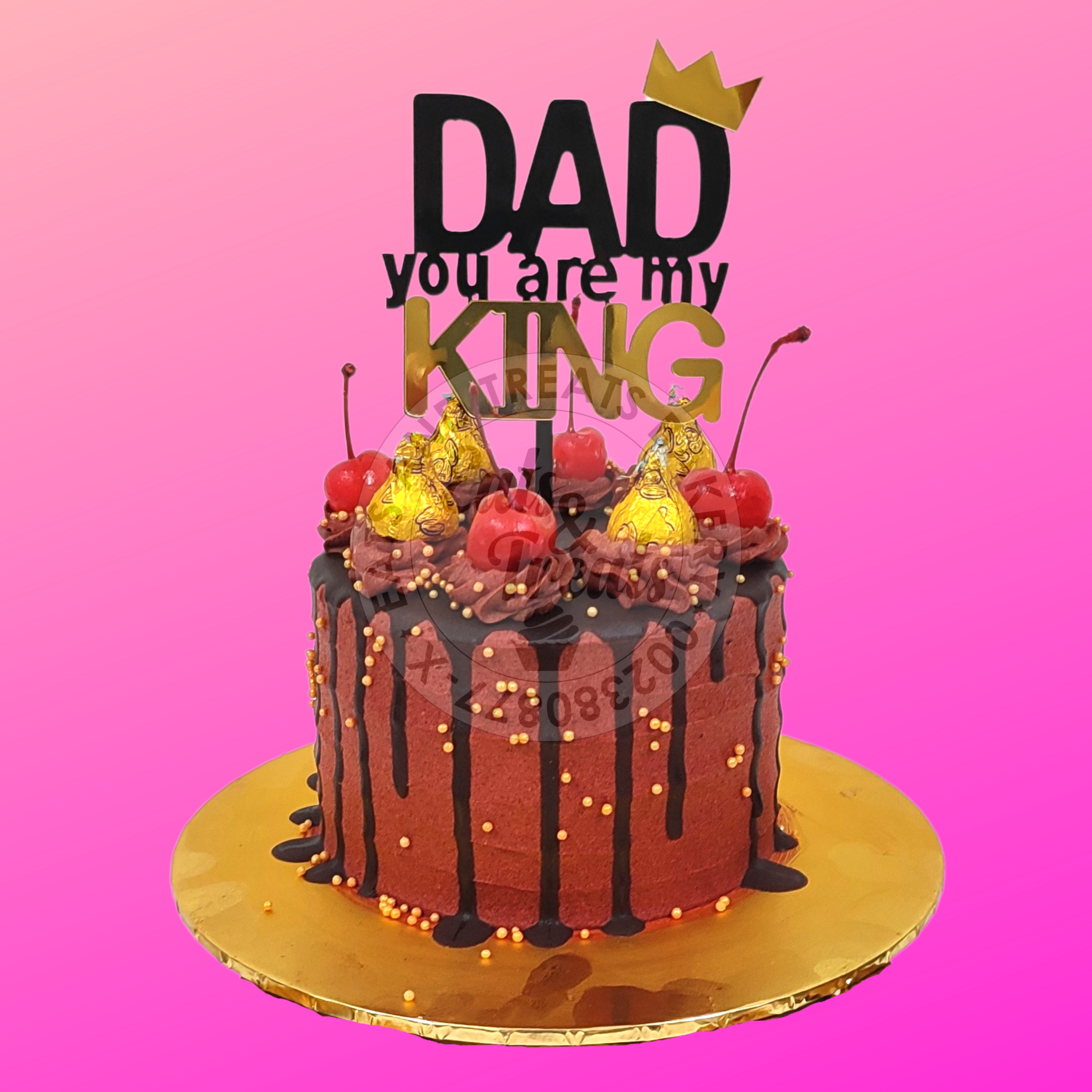 Dad is King 5 inch