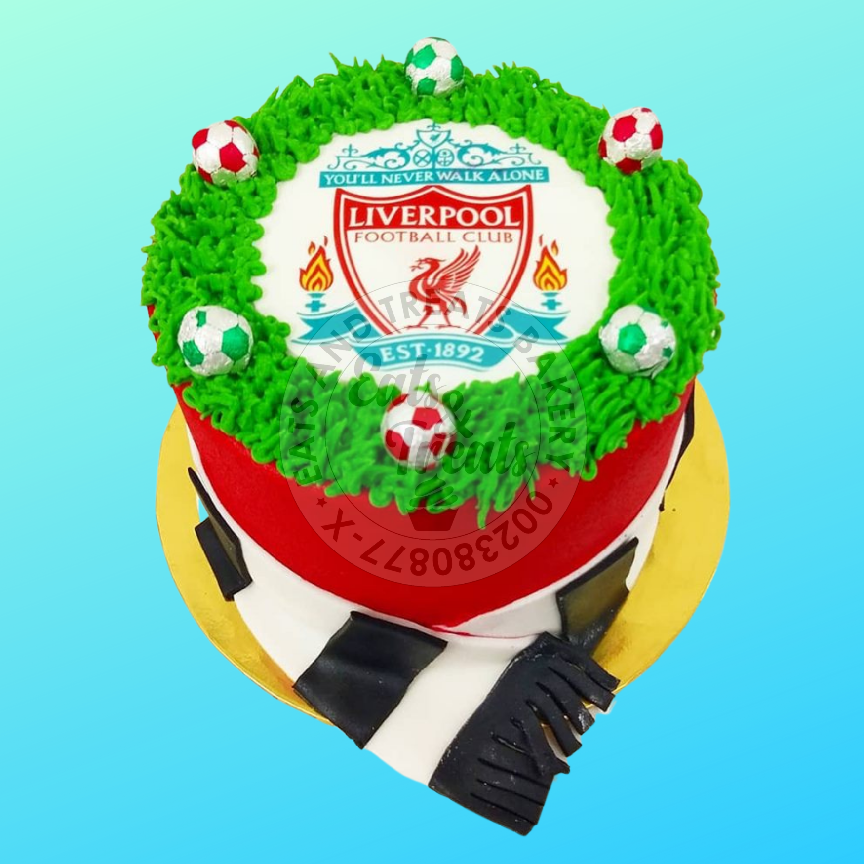 Liverpool Birthday Cake / Football theme cake / Customized cake / Eggless  cake option | Lazada Singapore