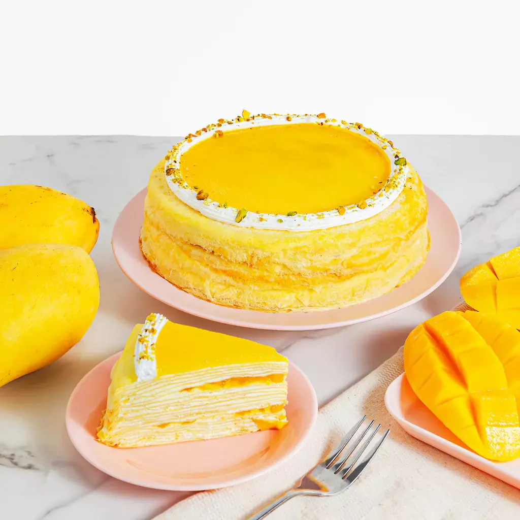 Summer Mango Mille Crepe Cake (RM 169)