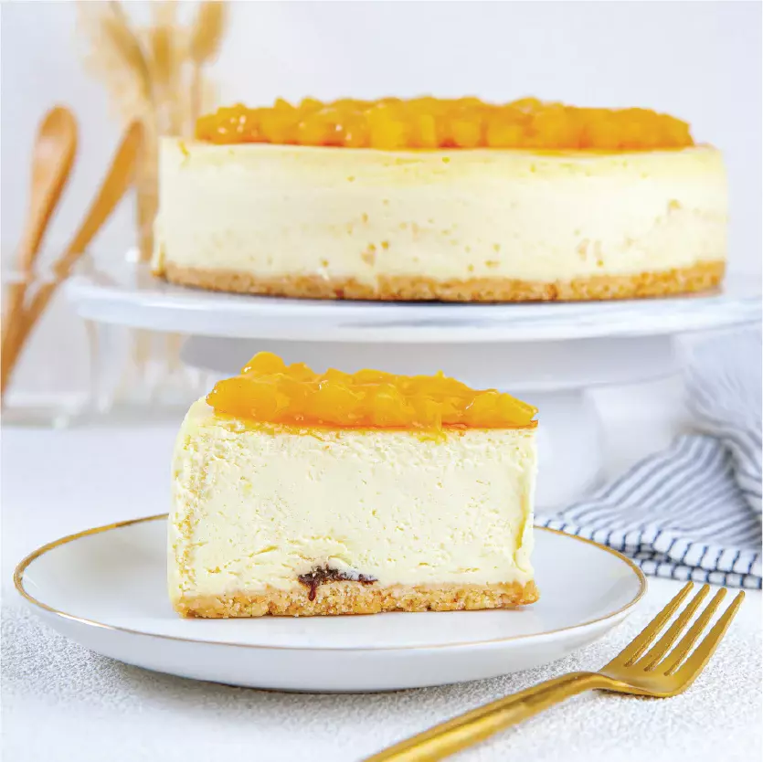 Mango cheesecake