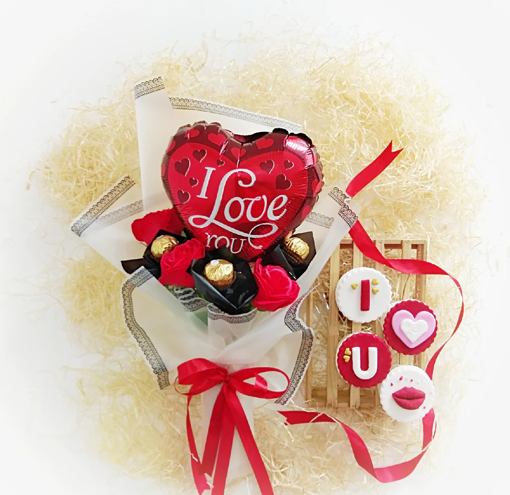 You're mine chocolate bouquet