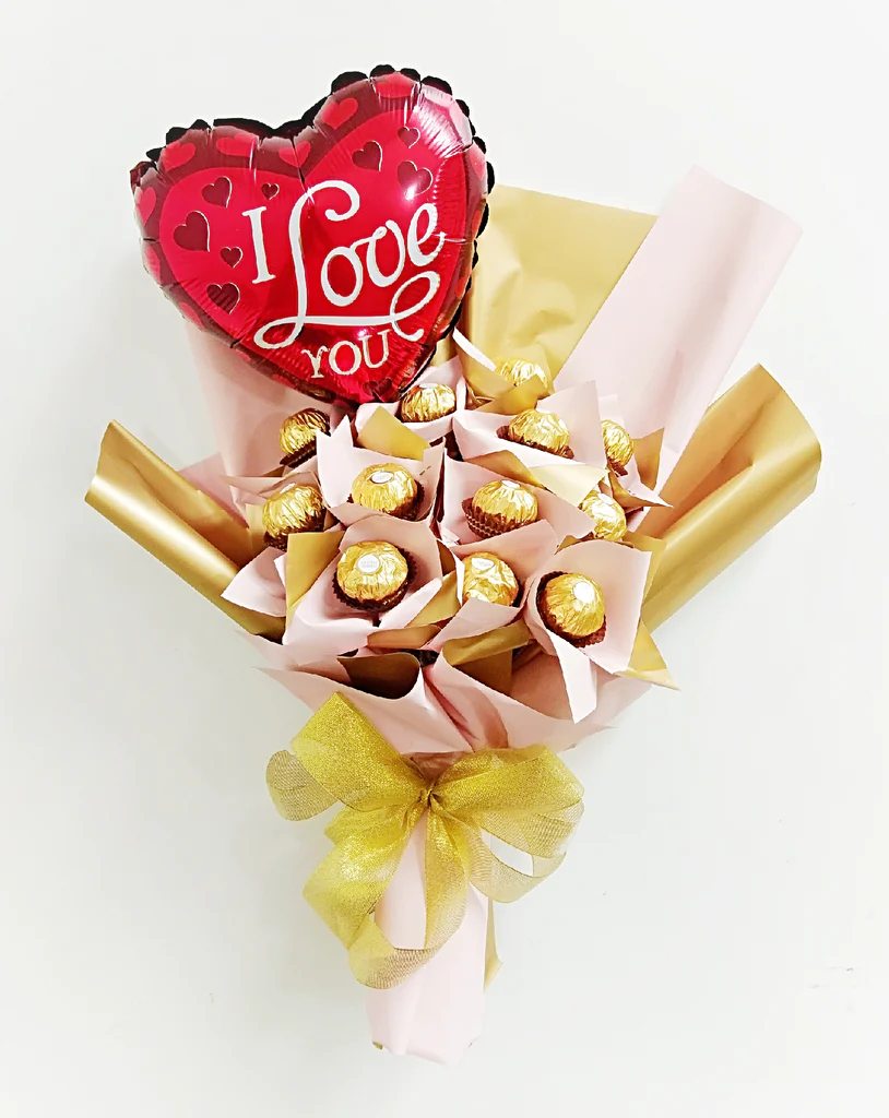 Eternal Love Ferrero Rocher Chocolate Bouquet