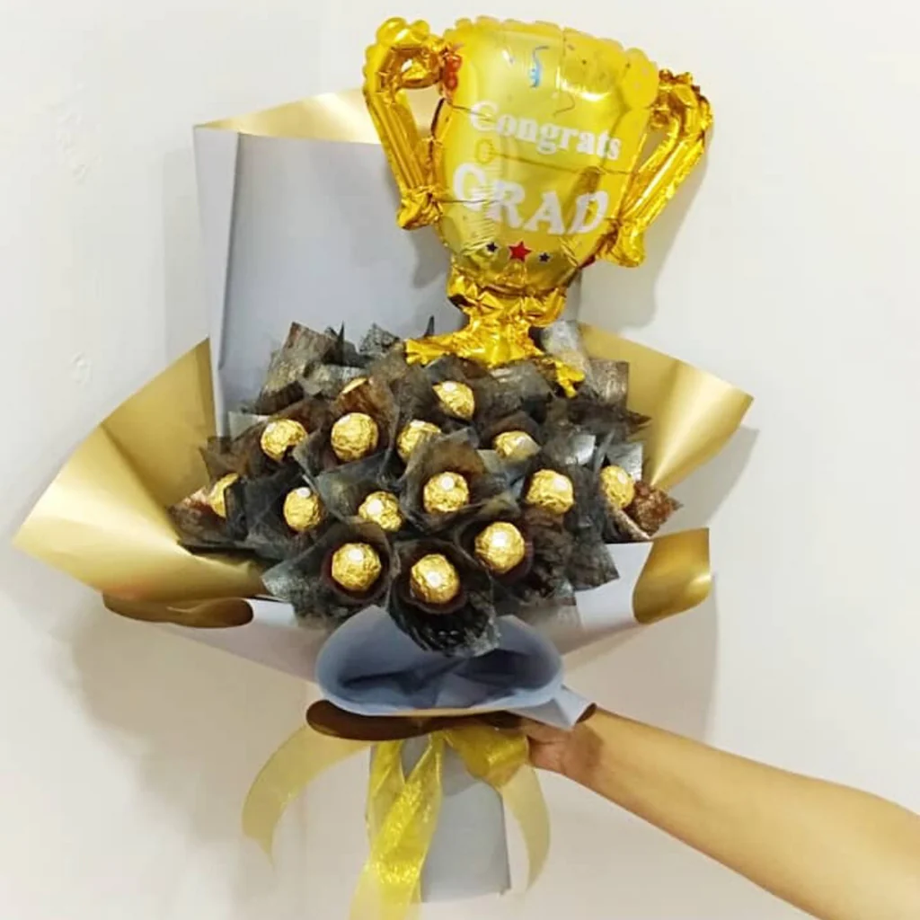 Congrats Grad Ferrero Rocher Chocolate Bouquet