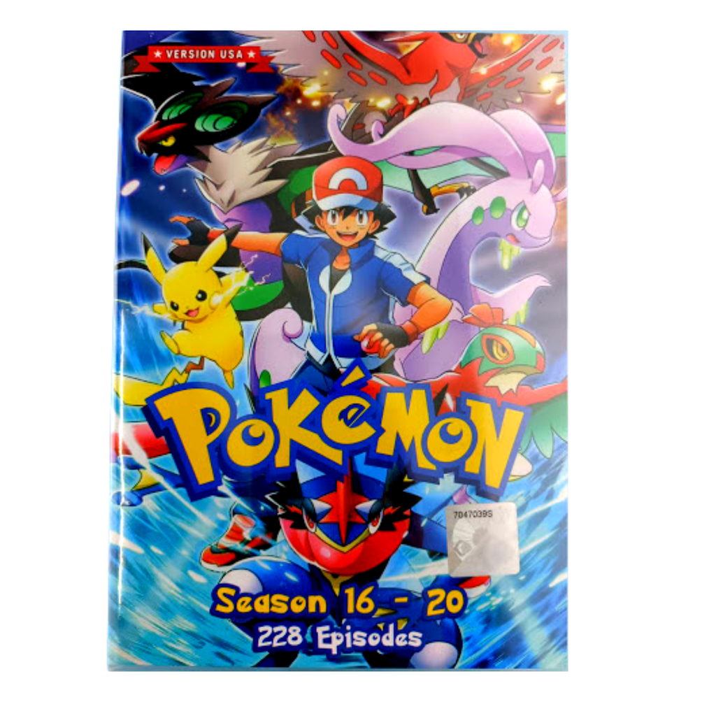 DVD Pokemon Season 1-5 Complete TV Series English Dubbed Anime NEW +Tracking