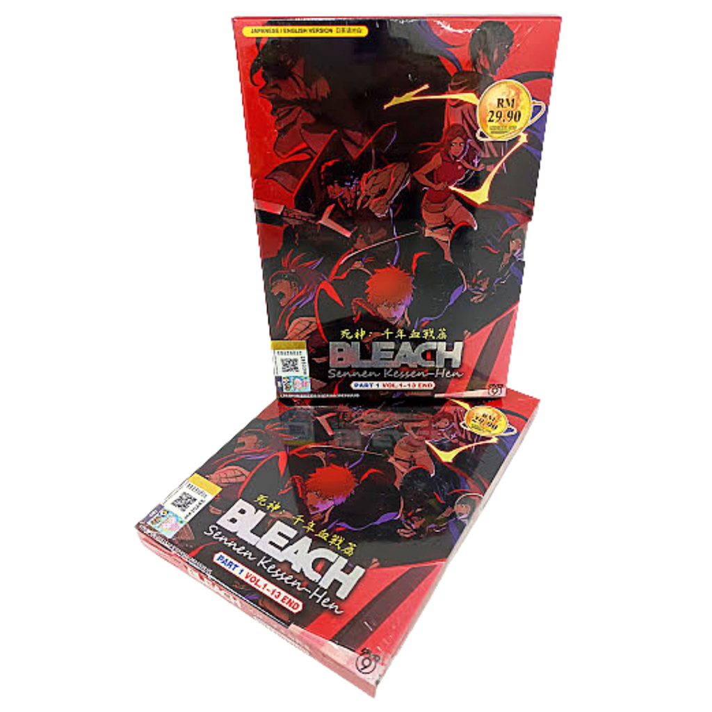 Bleach: Thousand-Year Blood War DVD (BLEACH 千年血戦篇) (Ep 1-13