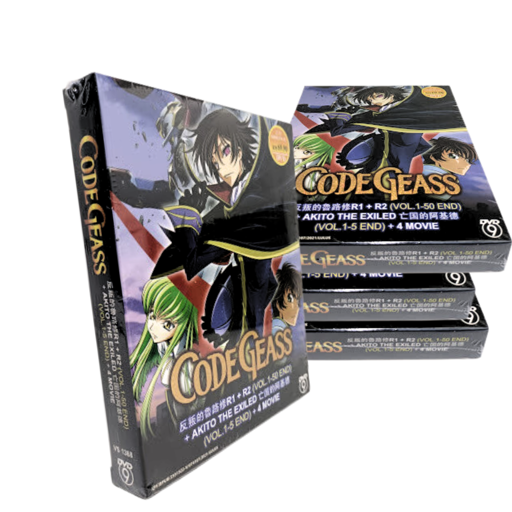 Code Geass: Lelouch of the Rebellion: Complete Series Collection Episodes  1-50