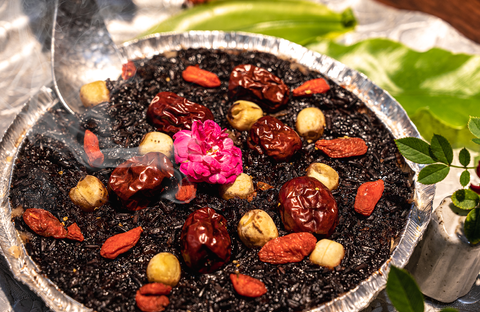 2227紫米芋頭蓮子糕 意象照